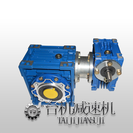 双级铝合金蜗轮蜗杆减速机、NMRV双级减速机（TJ-BHAAD型）